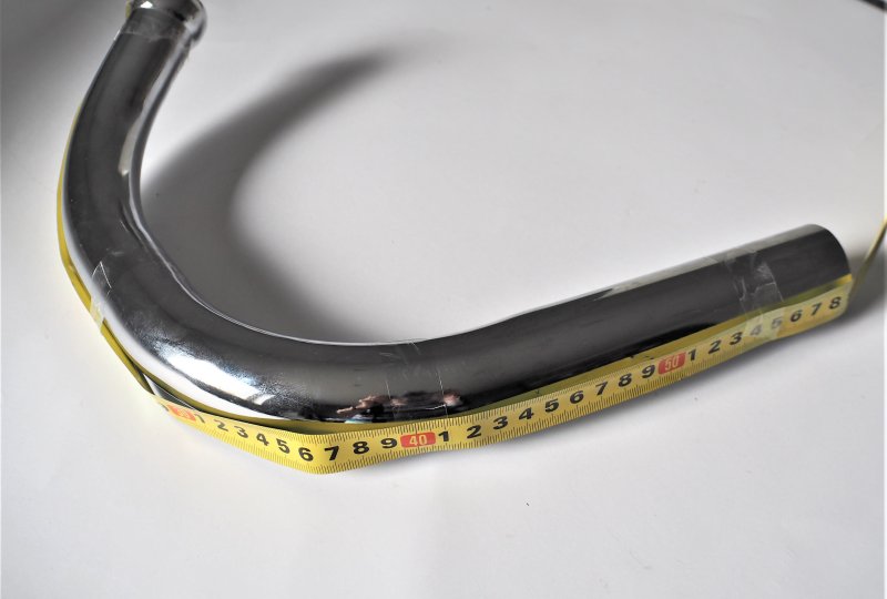 Kolanka wydechu, chrom, Jawa 638 SPORT-photo2