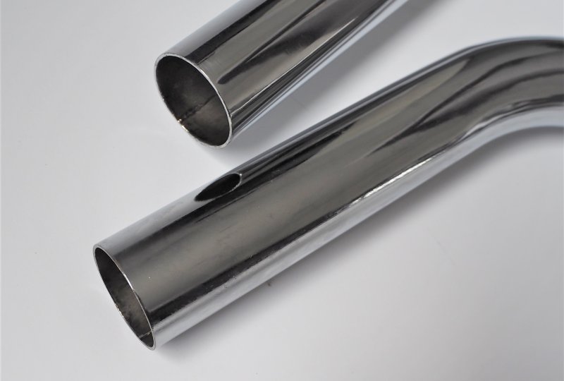Kolanka wydechu, chrom, Jawa 638 SPORT-photo3