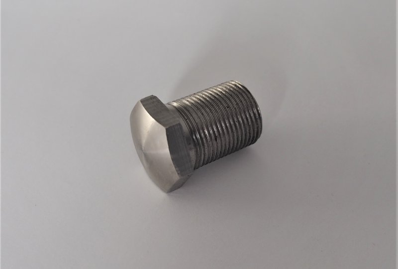 Śruba przedniego zawieszenia, nierdzewna, Jawa 175 Special, Villiers-photo1