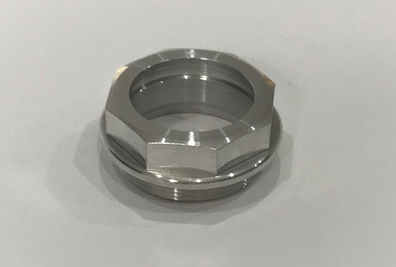 Nakrętka osłony wałka rozrządu, aluminium, Jawa 500 OHC 00-photo1