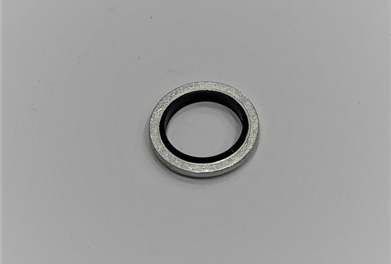 Pierścień uszczelniający, 14,7x21x1,5mm, gumowo-metalowy, Jawa 500 OHC-photo2
