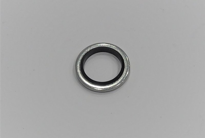 Pierścień uszczelniający, 14,7x21x1,5mm, gumowo-metalowy, Jawa 500 OHC-photo1