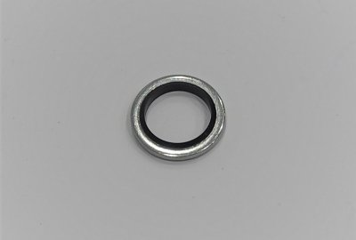 Pierścień uszczelniający, 14,7x21x1,5mm, gumowo-metalowy, Jawa 500 OHC