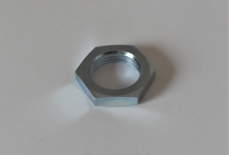Nakrętka trzpienia tylnej zębatki M20x1.5, ocynk, Jawa 50-photo1