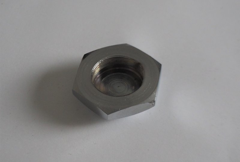 Nakrętka półki zawieszenia, górna, chrom, CZ 471-488-photo2
