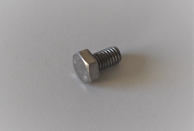 Śruba M6x10, stal nierdzewna, niepolerowana A2