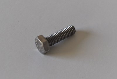 Śruba M6x20, stal nierdzewna, niepolerowana A2
