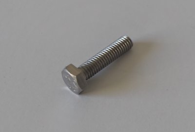 Śruba M6x25, stal nierdzewna, niepolerowana A2