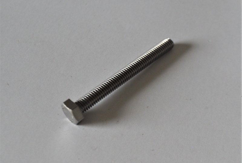 Śruba M6x55, stal nierdzewna, niepolerowana A2-photo1