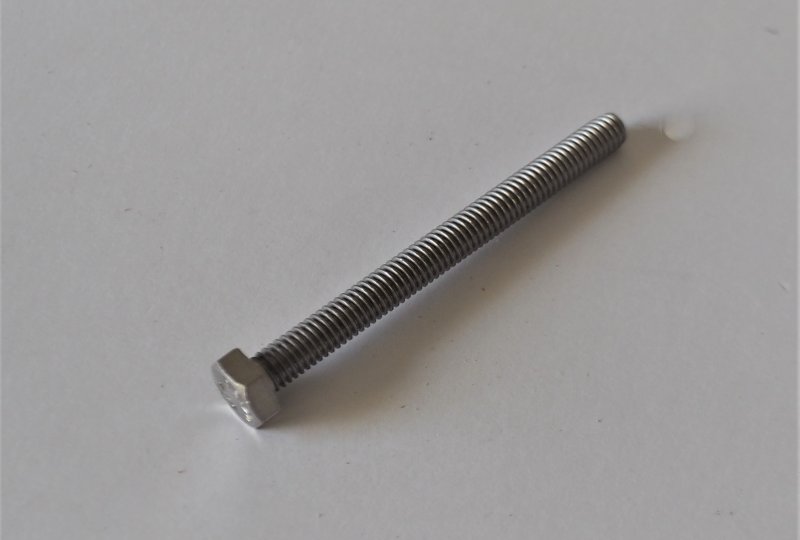 Śruba M6x65, stal nierdzewna, niepolerowana A2-photo1