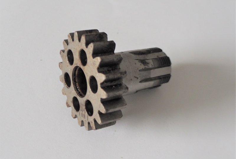 Zębatka skrzyni biegów na napęd łańcucha, 19 zębów, oryginał, Jawa 250/350-photo1