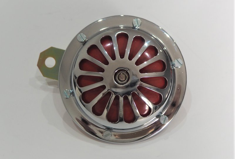 Klakson 6V, 100mm, Jawa Perak, Kyvacka, OHC, CZ 1946-1956-photo1
