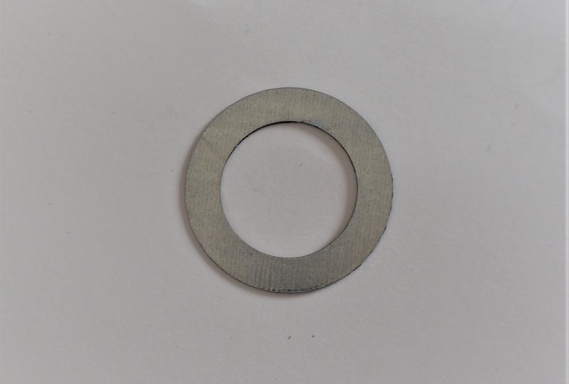 Podkładka osłony łożyska tylnej zębatki, 52x34x0,5mm, Jawa Kyvacka, Panelka-photo1