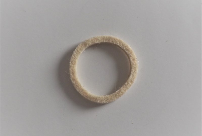 Uszczelnienie łożyska zębatki koła, filc, 33x41x4, Jawa, CZ-photo2