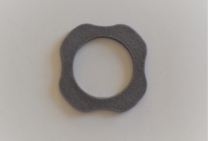 Podkładka filcowa pod korek zbiornika, popielata, 5cm, Jawa Babetta, CZ 476-488-photo1