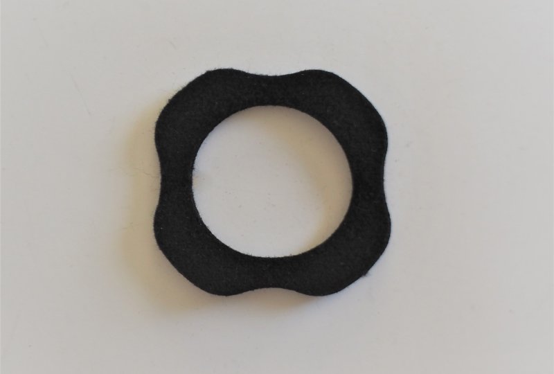 Podkładka filcowa pod korek zbiornika, czarna, 5cm, Jawa Babetta, CZ 476-488-photo1