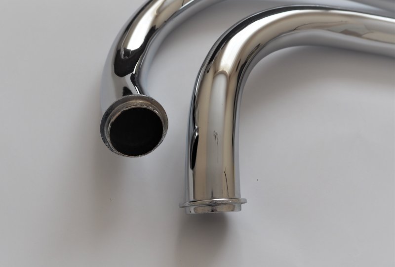Kolanka wydechu, chrom, Jawa 350 typ 554 Libenak-photo3