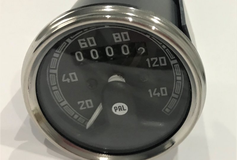 Licznik, średnica 60 mm, 140 km/h, Jawa Bizon, CZ 476-472-photo1