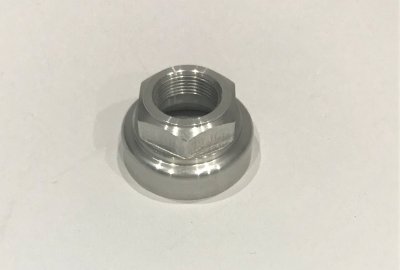 Nakrętka dolna gaźnika, Jikov 2924H, 2924HZ, 2924TR, aluminium, Jawa, CZ