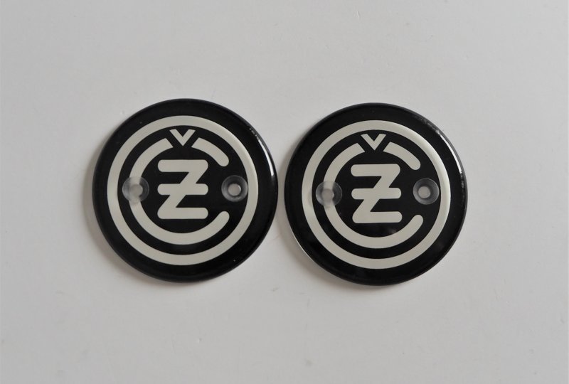 Logo zbiornika CZ, 2 sztuki, plastik-photo1