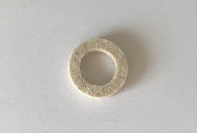 Uszczelnienie łożyska przedniego koła, filc, 35x20x8, Jawa 250/350 Perak, 500 OHC-photo2