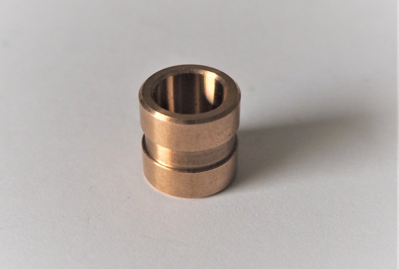 Tulejka korbowodu 10x14x14mm, brąz, Jawa 50 typ 550/555-photo2