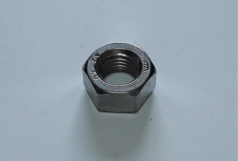 Nakrętka stopki M12x1,5mm, nierdzewna, Jawa, CZ-photo1
