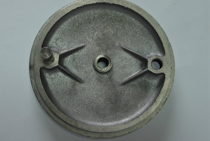 Pokrywa hamulca 150mm, przód, polerowana, Jawa Perak, Ogar-photo2