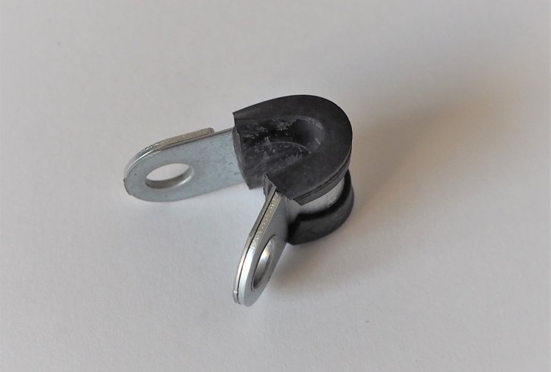 Objemka na rurkę, czarna, 6 mm, Jawa, CZ-photo2