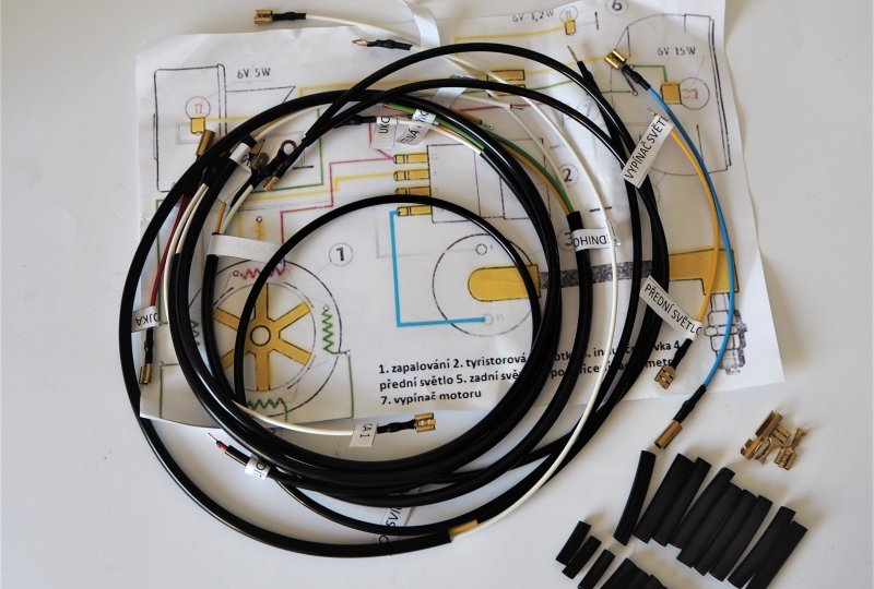 Instalacja elektryczna, bez klaksonu, Jawa Babetta 210-photo1