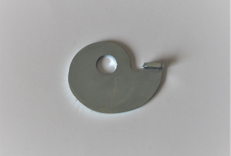 Napinacz łańcucha, prawy, ocynk, Jawa Babetta 207-photo1