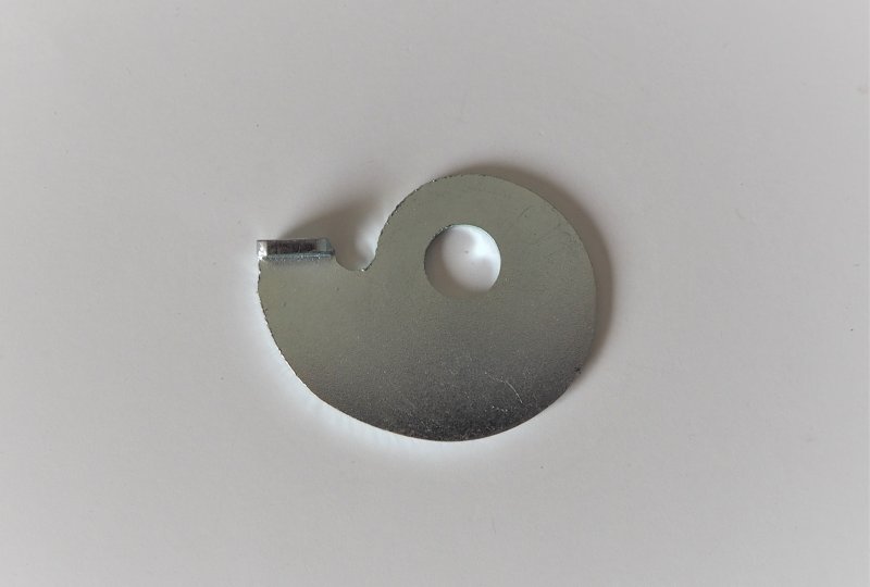 Napinacz łańcucha, lewy, ocynk, Jawa Babetta 207-photo1