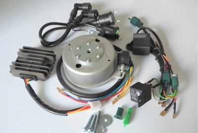 Zapłon elektroniczny GEMO® - D09 12V jeden/dwa cylindry, dwie świece, Jawa 230/350 Libenak, Sport
