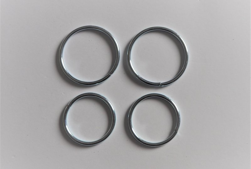Objemki gum przedniego zawieszenia, 4 szt, ocynk, Jawa 50-photo1
