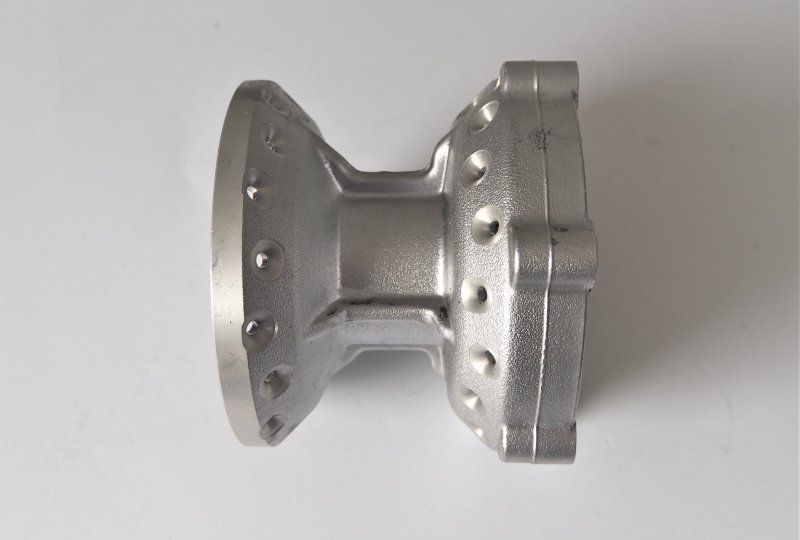 Piasta przedniego koła na hamulec tarczowy, aluminium, Jawa 638-640-photo4