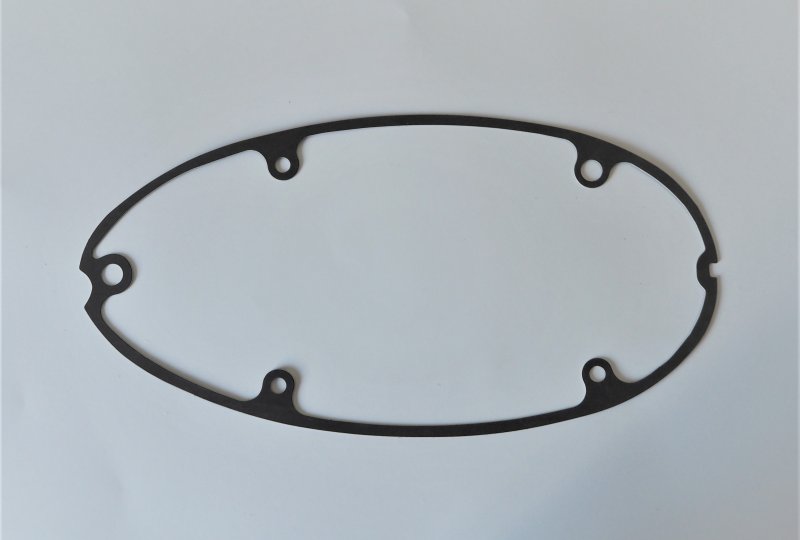 Uszczelka pokrywy sprzęgła, 0,8 mm, klingeryt, Jawa 250 Perak, Kyvacka, Libenak-photo1