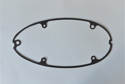 Uszczelka pokrywy sprzęgła, 0,8 mm, klingeryt, Jawa 250 Perak, Kyvacka, Libenak