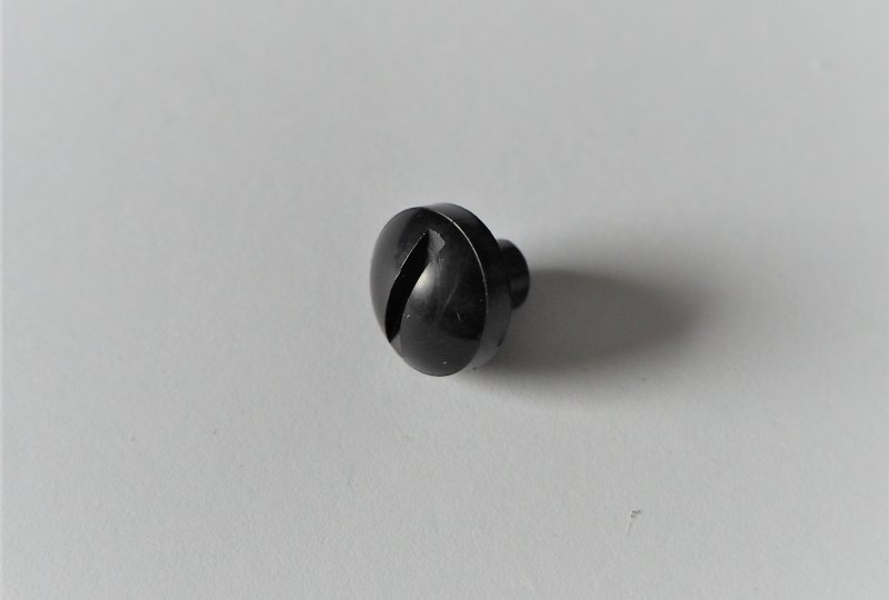 Śruba przedniej szyby PLEXI, czarna, plastik, VELOREX 562-photo1