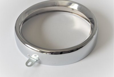 Ramka przedniej lampy, chrom, Jawa 250/350 Panelka