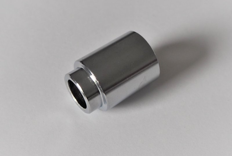 Sworzeń osłony tylnego hamulca, 31x22x12 mm, chrom, Jawa 250/350 Perak, 500 OHC 00, 01-photo1