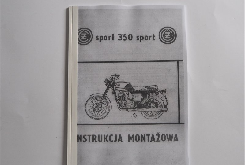 Instrukcja montażowa CZ 350 typ 472 - J.POLSKI format A4, 61 stron-photo1