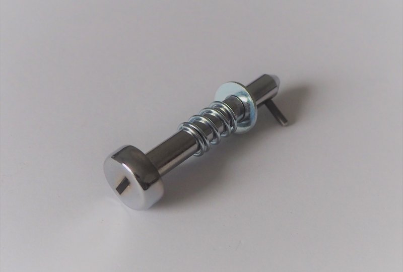 Zamek skrzynek bocznych, chrom, jakość B, Jawa 250/350 Kyvacka-photo1