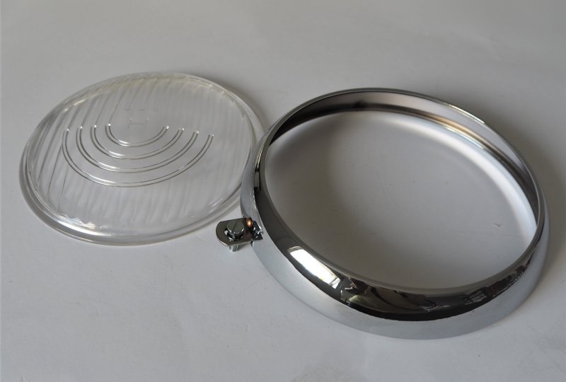 Ramka ze szkłem przedniej lampy, średnica szkła 135 mm, Jawa 175 Special-photo1