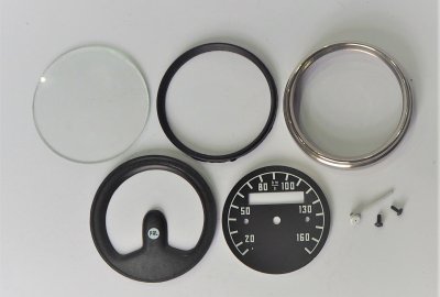 Zestaw naprawczy licznika, średnica 60 mm, 160 km/h, Jawa Californian