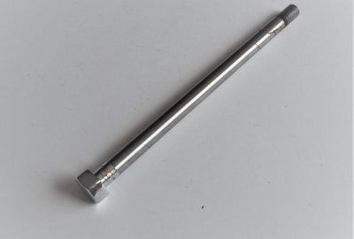 Ośka tylnego koła, 175 mm, chrom, Jawa 550