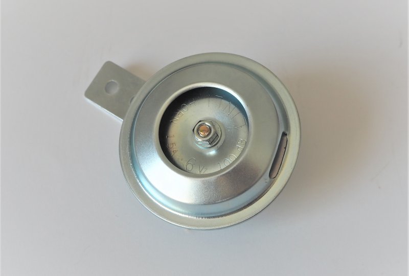 Klakson 6V, 70 mm, ocynk, Jawa, CZ-photo1