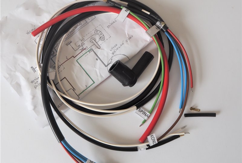 Instalacja elektryczna, Jawa 50 typ 551 Jawetta, Sport-photo1