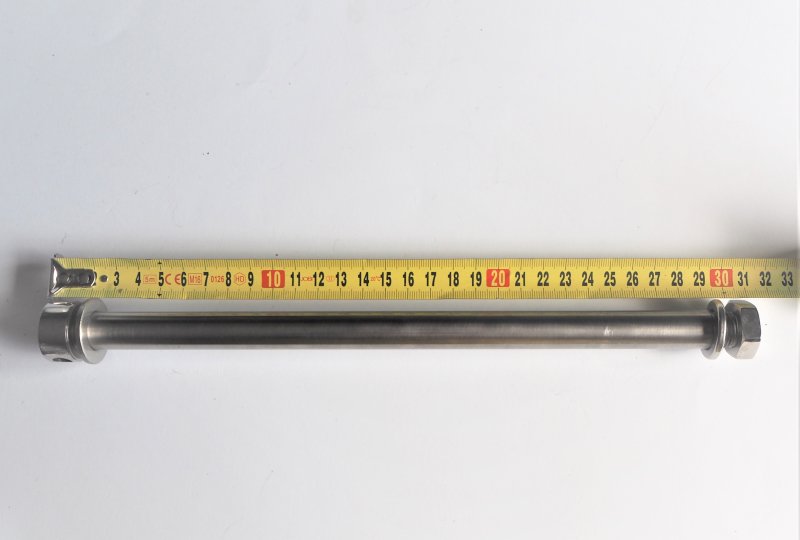Ośki kół, rama z amortyzatorami, nierdzewne, polerowane, CZ 125/150 C-photo4