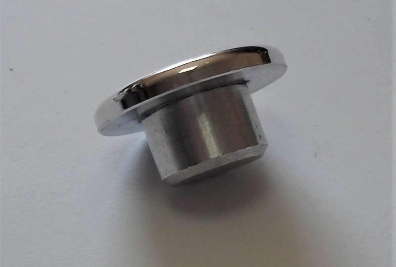 Zaślepka tylnego amortyzatora, aluminium, Jawa Perak, OHC, CZ-photo1