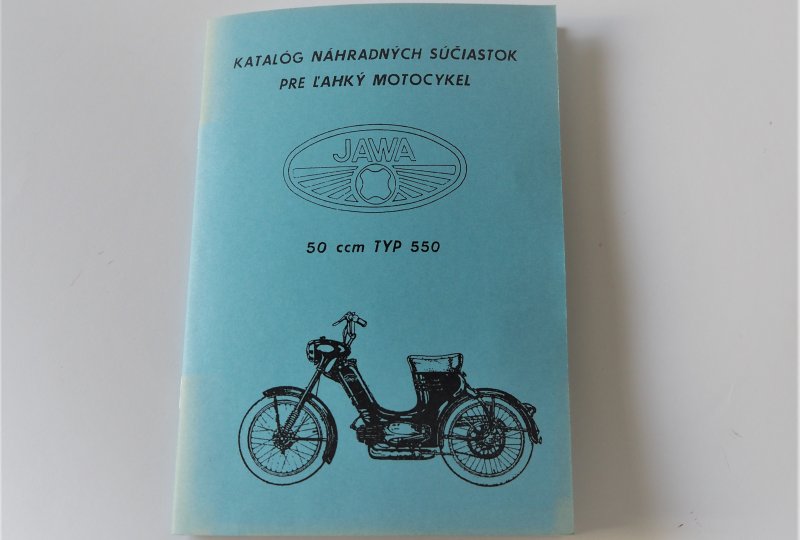 Katalog części zamiennych Jawa 50 typ 550 - J.SŁOWACKI format A5, 48 stron-photo1